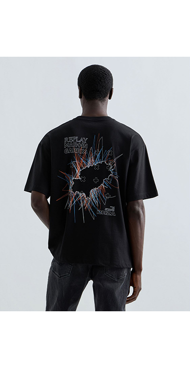 REPLAY &times; MARTIN GARRIX グラフィックTEE IBIZA ISLAND 詳細画像